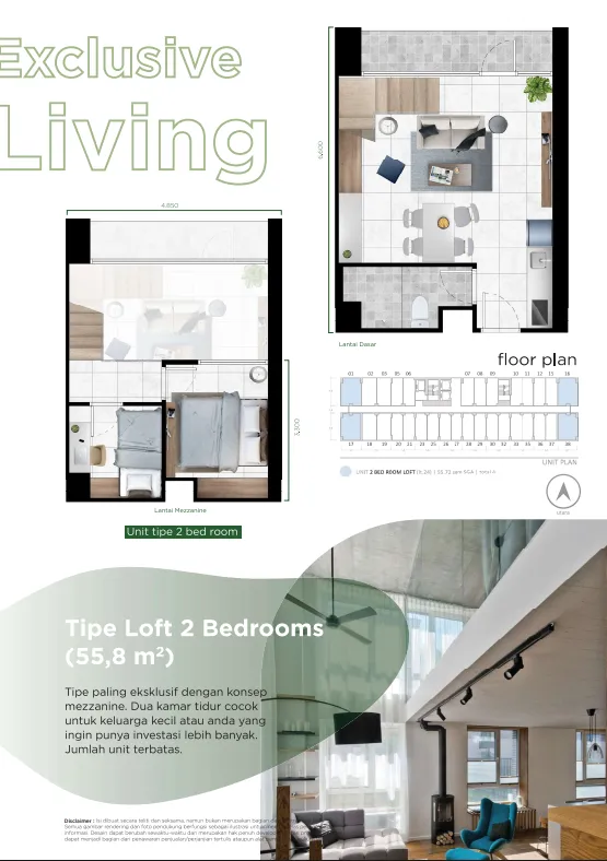 2 BR LOFT - CITY FOREST VIEW