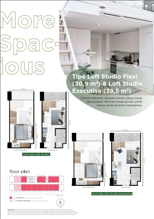 STUDIO LOFT EXECUTIVE - THEMATIC GARDEN VIEW